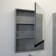 Mirror Comfort Comforty Edinburge 60 for the bathroom, color Bright concrete