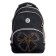 School backpack, 40 x 27 x 20 cm, Grizzly, ergonomic back, laptop department, black