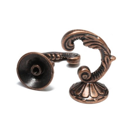 Hook for curtains ks002, one -rod, color copper-5