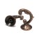 Hook for curtains ks002, one -rod, color copper