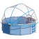 Dome-put on the pool d = 305 cm, h = 150 cm, the color is blue
