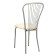 Light-1 chair, silver metallic/milk