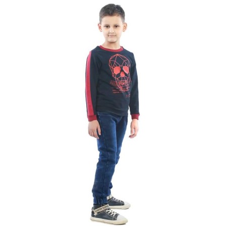 Svitshot Children's "Skull", height 98 cm, dark blue color-1