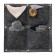 QWERTY organizer for storage, made of felt, square, 4 pockets, 2.5 l, color gray color