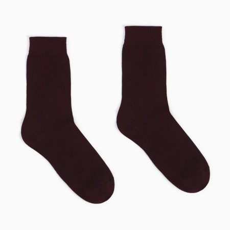 Male socks, burgundy color, size 25-1