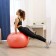 Fitball ONLYTOP, D = 85 cm, 1400 g, anti -wings, Orange color