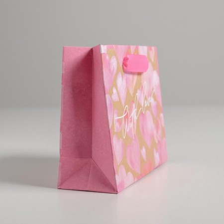 Package Gift Craft Horizontal, Packaging, “With Love”, S 15 x 12 x 5.5 cm-2