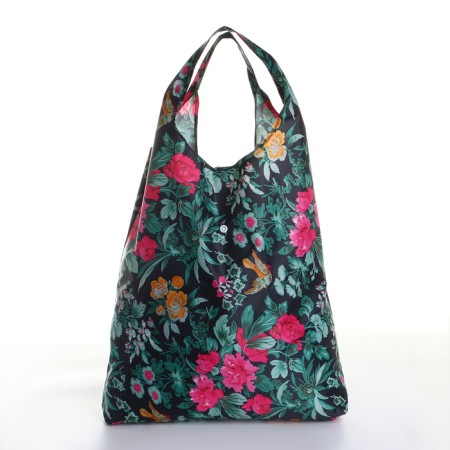Household bag on the button, folding, colorful color-1