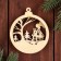 New Year. Zagotovka for creativity, New Year's toy "House" 7x8 cm