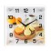 Watching clock, interior: kitchen, "sweet tea party", silent, 25 x 25 cm