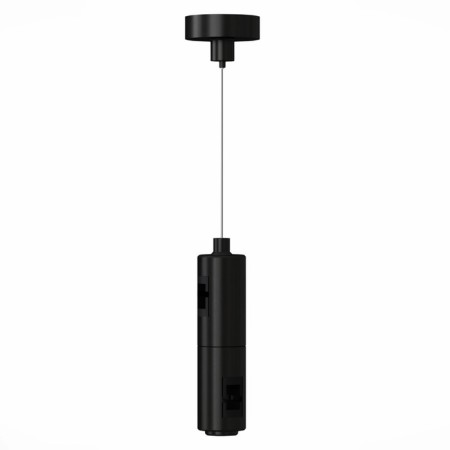 Sus with a double fixer ST LUCE. ST027.423.00. FARM, 4.5x4.5x215 cm, black color