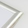Photo frame Plastic Gallery 60x80 cm, silver (plastic screen)