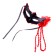 Carnival mask "charm", with a flower, color mix