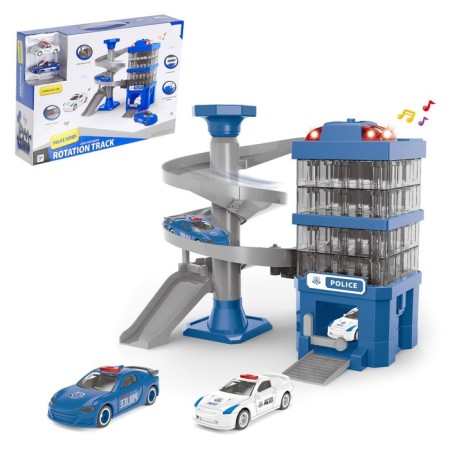 Parking "Police", with 2 cars, light and sound