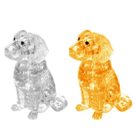 Puzzle 3D Crystalline "Spaniel", 41 details, Mix color-1