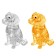 Puzzle 3D Crystalline "Spaniel", 41 details, Mix color