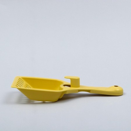 A scoop for a cat toilet 22.5 x 9.5 x 4 cm, light yellow-4
