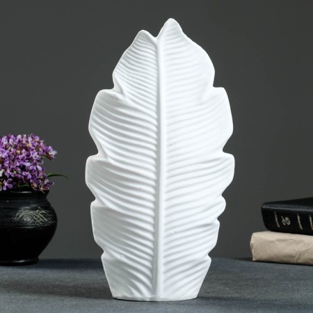 Vase "Paporotnik" white 25cm-2