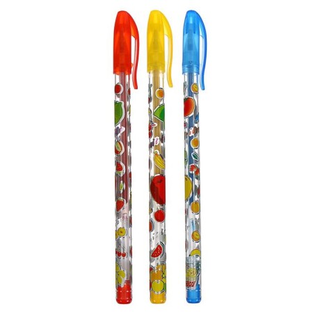 A set of gel pens with sparkles, 36 colors, a case with a pattern, in a blister, on a button-2