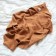 Toward Corner Muslim crumb I, 75x75 cm, cinnamon color, 100% cotton, 3-p, 180 g/m2