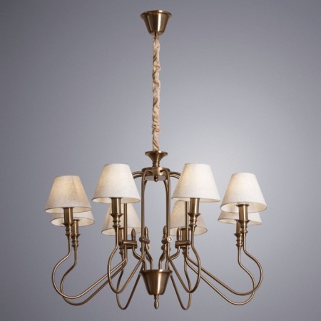 AGIO chandelier, 8x40W E14, color copper-1