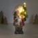 Souvenir ceramics Light "Baby in a red coat, with a Christmas tree and a elk" 10.5x8.5x19 cm