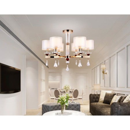 Crystal chandelier with Ambrella Light, Traditional, TR4535, 6HE14, Color Gold-5
