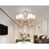 Crystal chandelier with Ambrella Light, Traditional, TR4535, 6HE14, Color Gold