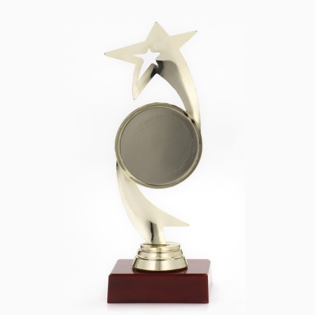 The figure on the graduation "graduate", gold, red stand, 18 x 6 x 6.5 cm.-3