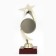 The figure on the graduation "graduate", gold, red stand, 18 x 6 x 6.5 cm.