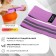 ONLYTOP Medium fitness reset, 36x8.2x0.3 cm, load 35-45 kg, purple color