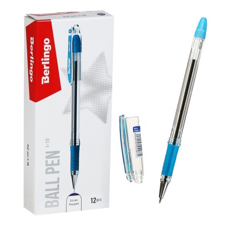 Ballic handle 0.4 mm, I-10, blue ink, flu
