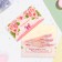 Money envelope "Congratulations!" bush roses, 18.5 x 8.5 cm