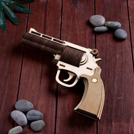 Souvenir wooden gun "Revolver"