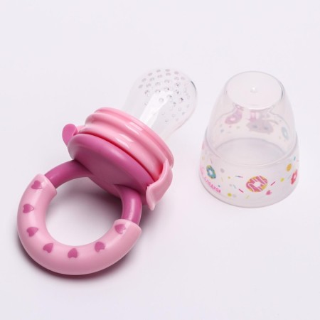 Nibbler for feeding with silicone mesh "Bunny Polly"-3