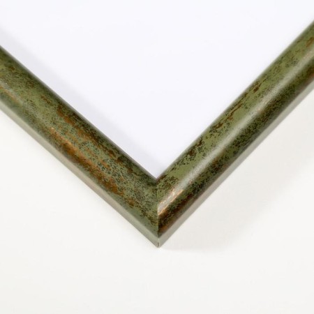 Photo frame plastic 25x35 cm, green (plastic screen)-1