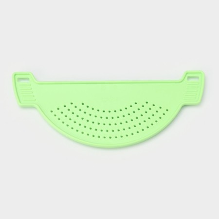 A colander on a pan, d = 28 cm, green color-3