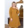 Female dress, size 58, mustard color