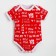 Body crumb I am "Happy Winter", height 68-74 cm, red