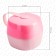 A container for storing and sterilizing children's nipples and dummy, white/pink color