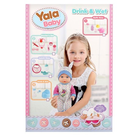 The functional "My baby" with accessories, drinks, pisses-11