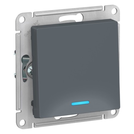 Switch SE AtlasDesign, 10 A, 1 key, with backlight, CX.1A, mechanism, Colorflower color-1