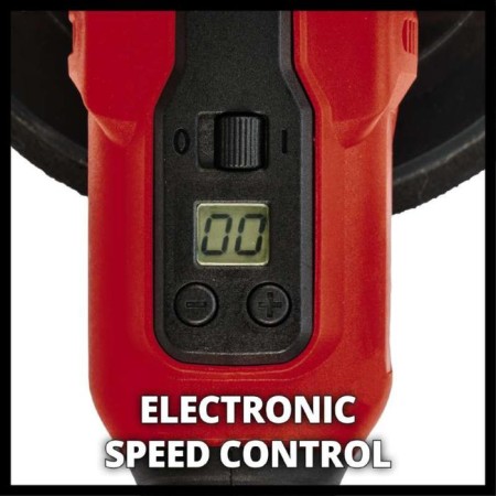 The car is polished. Einhell PXC CE-CP 18/180 Li E-Solo, 18 V, D = 180mm, without battery and ZU-3