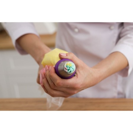 Confectionery set 12 items: 8 nozzles d = 3.7 cm, adapter d = 4 cm, 3 bag 22 × 32 cm, mix nozzles-12