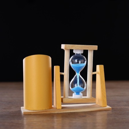 Sanding clock "attractions", souvenir, with an organizer for the office, 9.5 x 13 cm-3