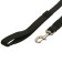 Kaponnoye Zononic leash with latex thread and reinforced carbine, 2 m x 2.5 cm, black