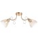 Augustine chandelier 2x40W E27 gold 58x13.5x23cm Ritter