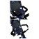 Three-wheeled bicycle Vivat1 Print abstraction of dark blue/orange