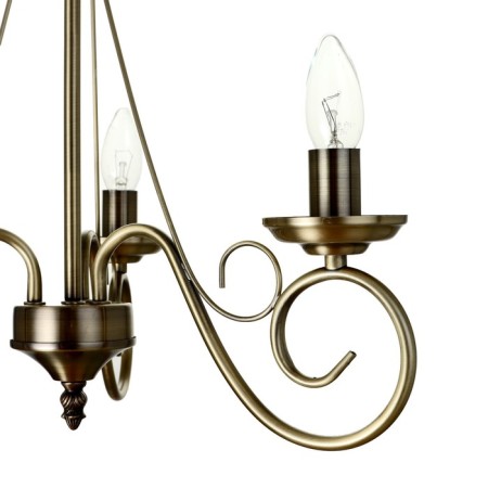 Chandelier 2431/3 E14 40W bronze 41x41x54-82 cm Bayerlux-3