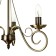 Chandelier 2431/3 E14 40W bronze 41x41x54-82 cm Bayerlux
